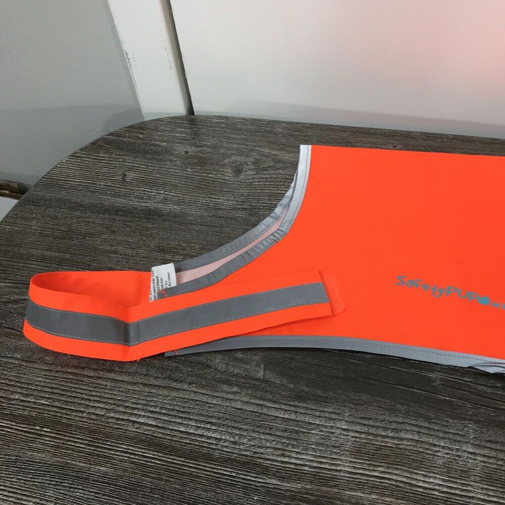 Reflective Dog Hi-Vis Warning Clothing‎ Orange XL Safety Pup XD New - Picture 2 of 8